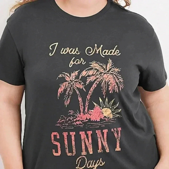 Maurices Plus Size Sunny Days Graphic Tee  Size 2x - Picture 2 of 9